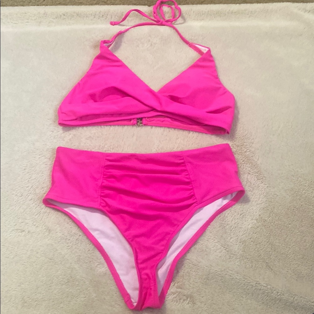 Vibrant Pink Bikini Set‎